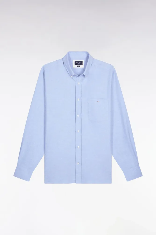 Chemise En Flanelle Ciel Coupe Droite