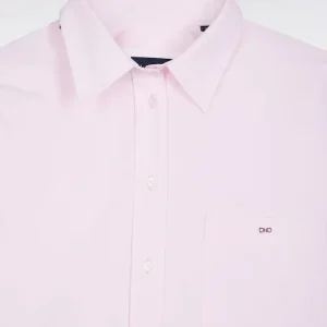 Alternative view of Chemise en popeline de coton rose coupe Oversized