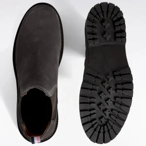 Alternative view of Bottines chelsea en cuir suédé gris