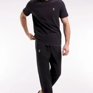 Jogging en molleton noir New Zealand coupe Relaxed