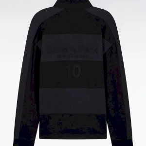 Alternative view of Maillot à manches longues rayé Nouvelle Zélande en jersey de coton épais gris