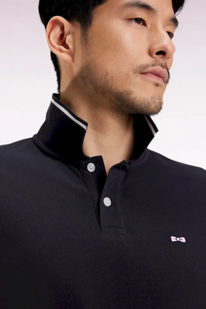 Polo à manches courtes noir – Bild 4