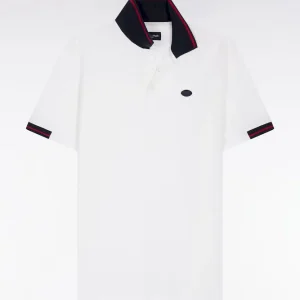 Alternative view of Polo à manches courtes blanc coupe ample