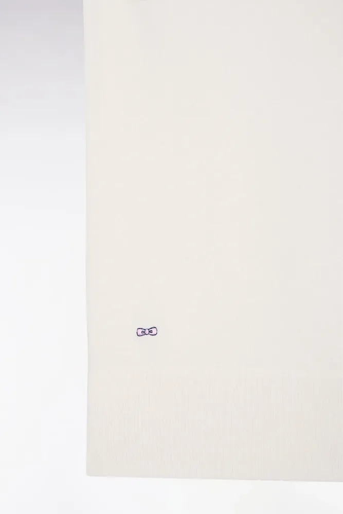 Pull à col roulé en laine mérinos écru – Bild 6