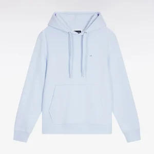 Alternative view of Sweatshirt à capuche en coton ciel coupe droite