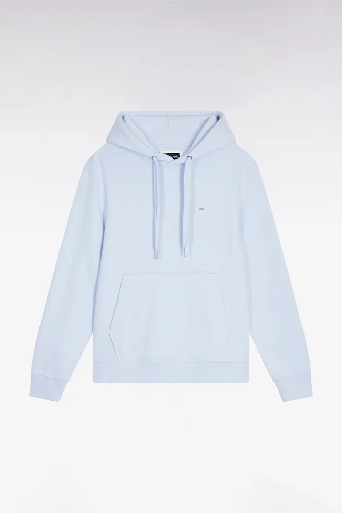 Sweatshirt à Capuche En Coton Ciel Coupe Droite
