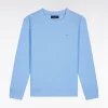 Sweatshirt en molleton coton ciel