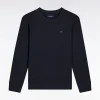 Sweatshirt en molleton coton marine
