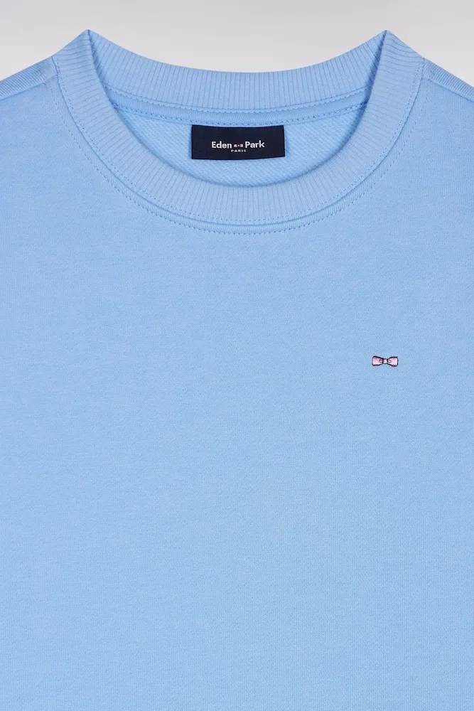 Sweatshirt En Molleton Coton Ciel