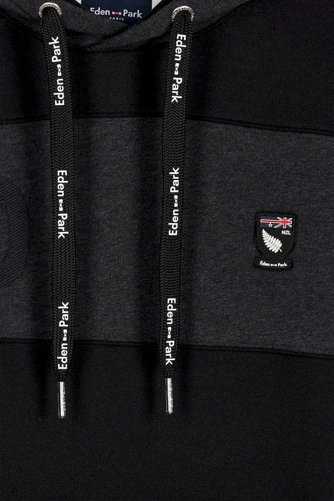 Sweatshirt à capuche en coton gris foncé coupe Relaxed – Bild 6