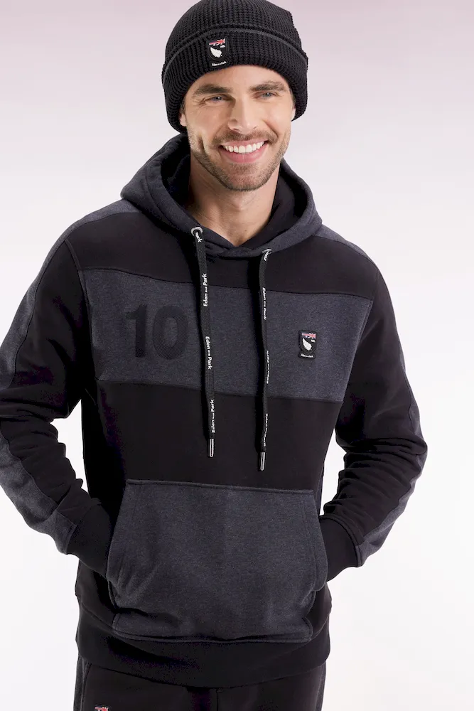 Sweatshirt à capuche en coton gris foncé coupe Relaxed