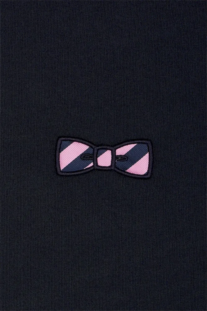 T-shirt à manches courtes en coton marine – Bild 5