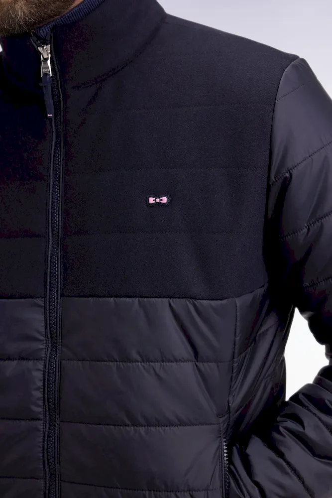 Doudoune bimatière marine – Bild 4