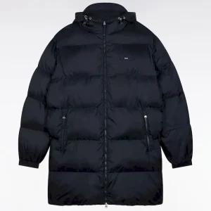 Alternative view of Doudoune longue en nylon matelassé marine