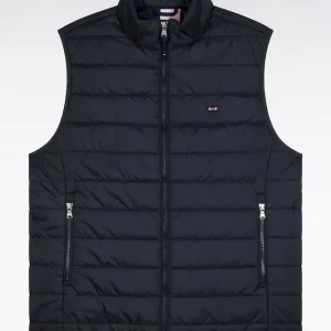 Alternative view of Doudoune sans manches en nylon matelassé marine