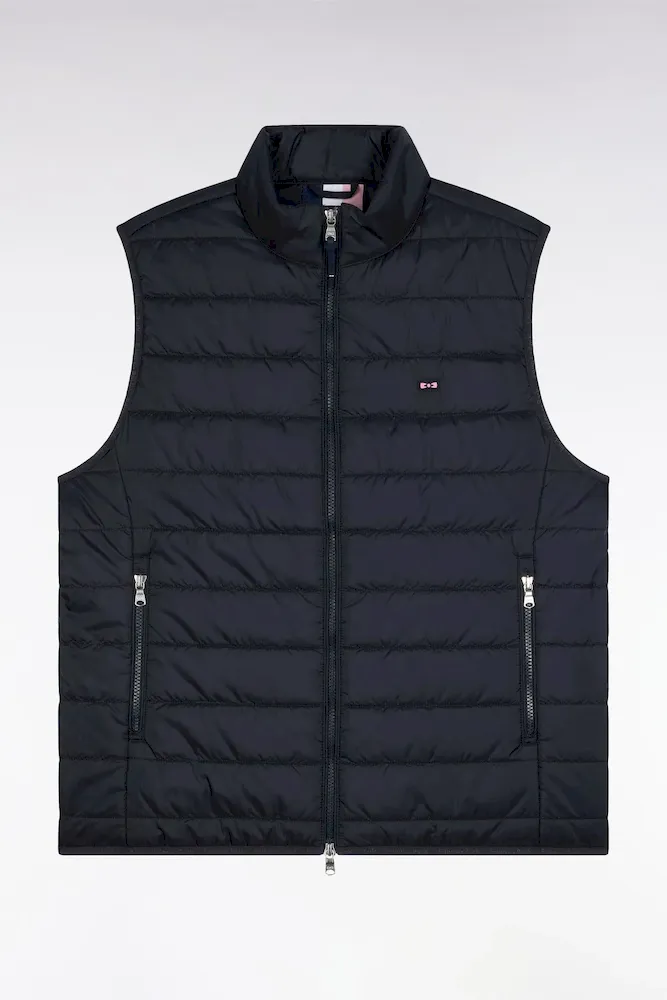 Doudoune Sans Manches En Nylon Matelassé Marine