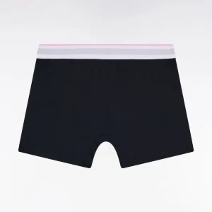 Alternative view of Boxer en jersey de coton colorblock ciel