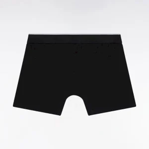 Alternative view of Boxer en jersey de coton noir à bande contrastée