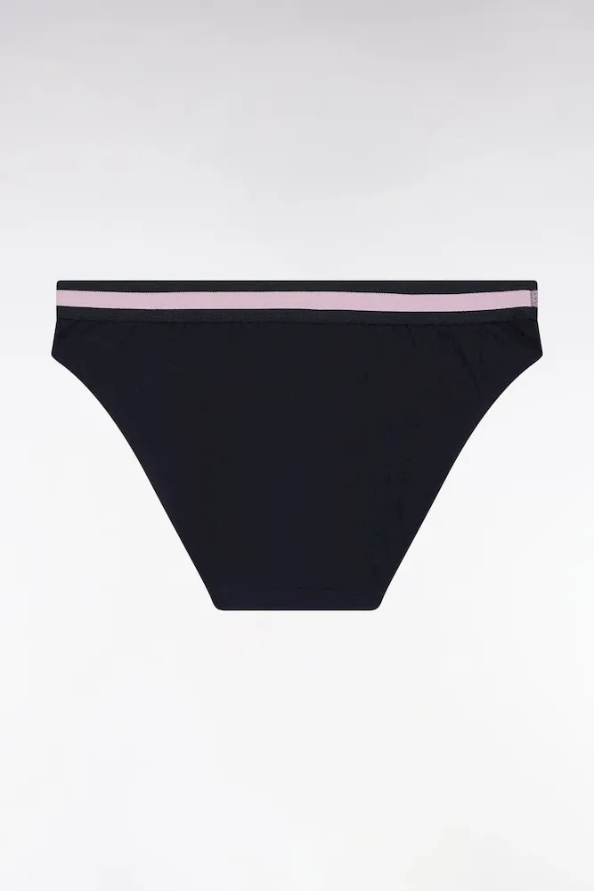 Culotte En Jersey Stretch Marine à Logo