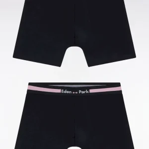 Lot de deux boxers en jersey de coton stretch marine