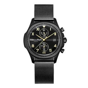 Montre Dual Time Noire
