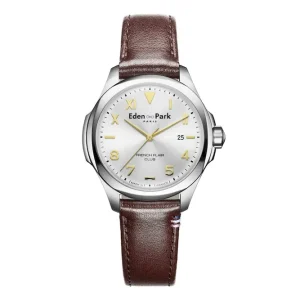 Montre à quartz Cuir Brun