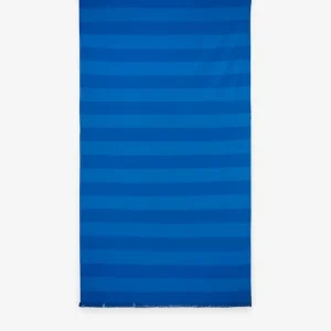 Fouta rayé bleu
