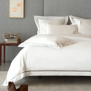 Housse de couette blanche - Dentelle et crampon