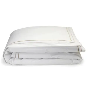 Alternative view of Housse de couette blanc et doré - Avec toi et les bleus