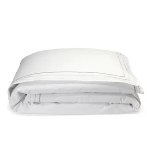 Alternative view of Housse de couette blanc et argenté - Avec toi et les bleus