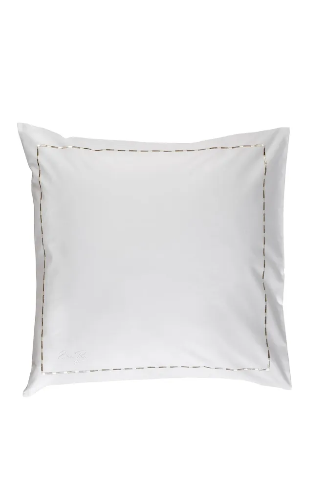 2 taies d'oreiller carrés blanc et beige - Décrochons la lune – Bild 2