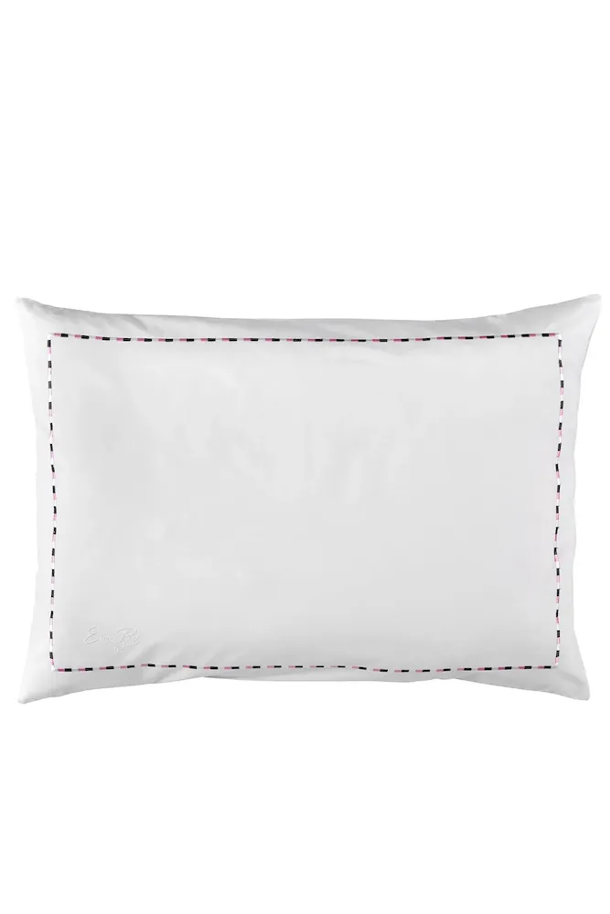 2 taies d'oreiller rectangulaires blanc,marine et rose - Décrochons la lune – Bild 2