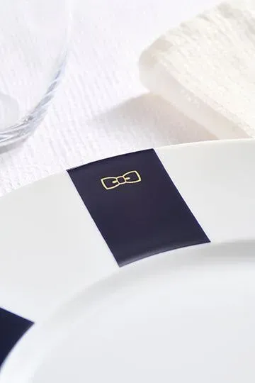 Lot de 6 assiettes marine en porcelaine de Limoges – Bild 2