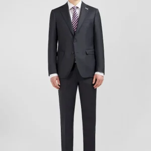 Alternative view of Costume regular en laine gris foncé