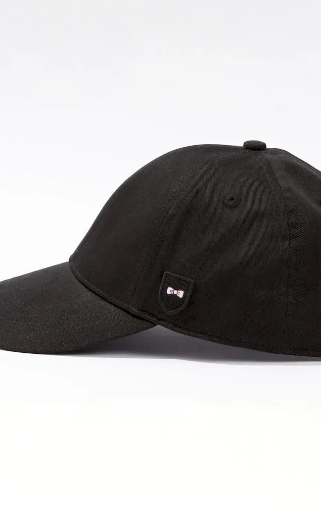Casquette noire unie en coton – Bild 4