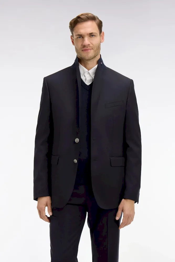 Blazer bleu marine 100 % laine – Bild 3