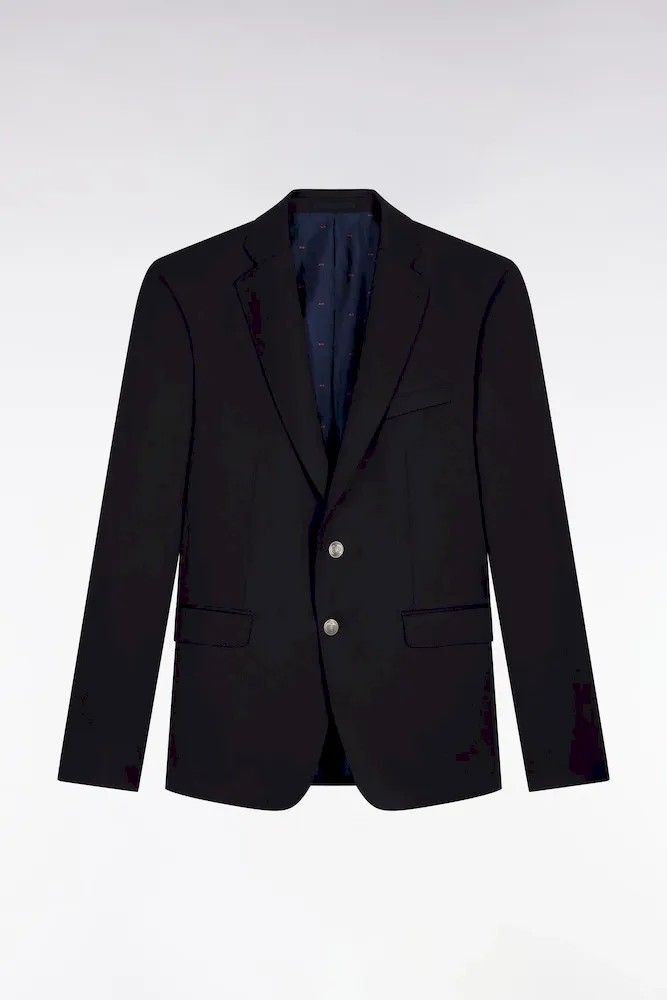 Blazer Bleu Marine 100 % Laine