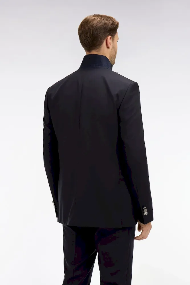 Blazer bleu marine 100 % laine – Bild 4