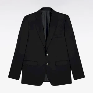 Alternative view of Blazer noir 100 % laine