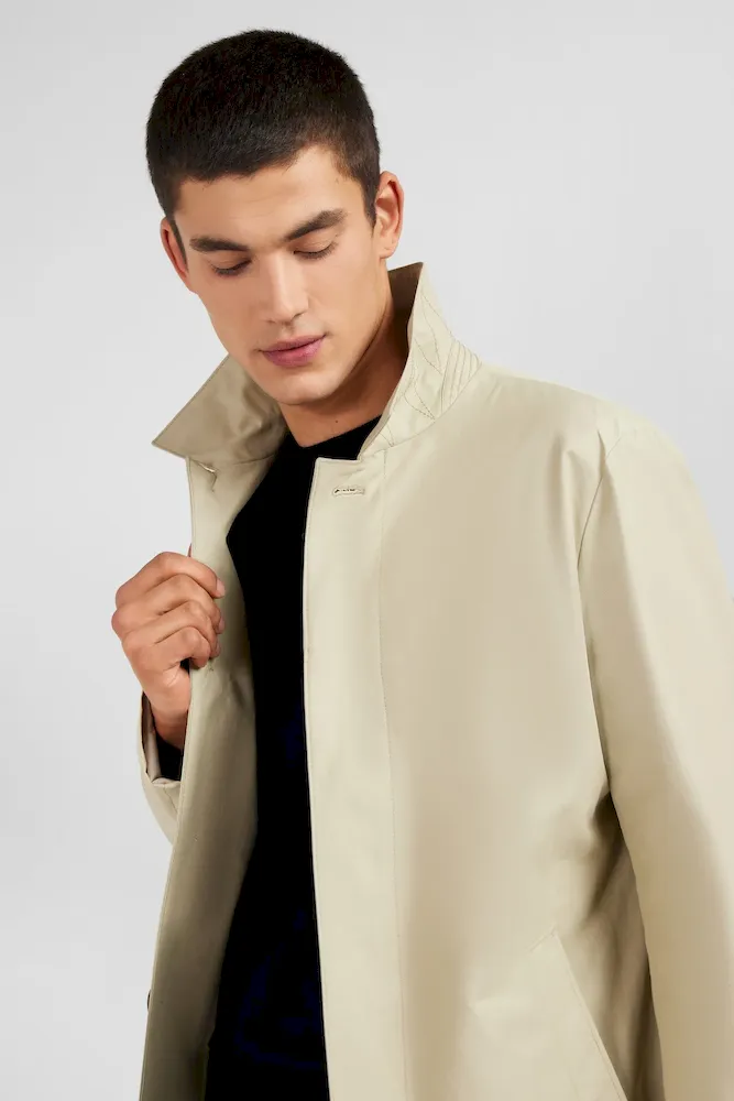 Imperméable uni beige – Bild 4