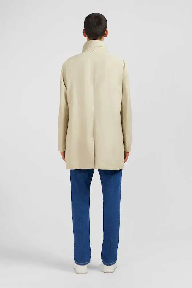 Imperméable Uni Beige