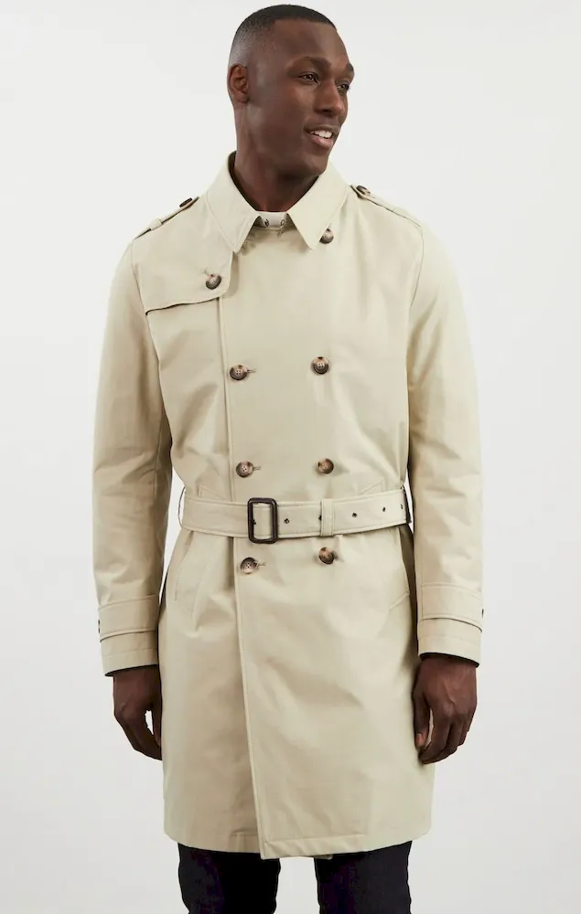 Trench Coat Déperlant Beige