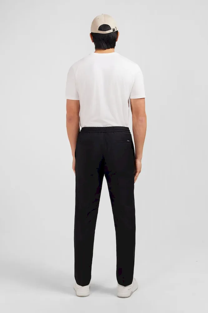 Pantalon taille élastiquée noir – Bild 3