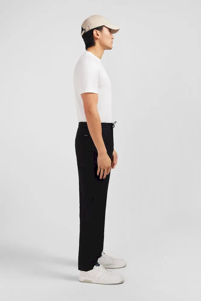 Pantalon taille élastiquée noir – Bild 6