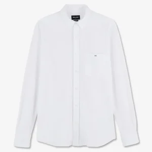 Alternative view of Chemise en coton pinpoint blanc