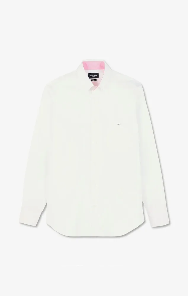 Chemise Blanche En Twill De Coton
