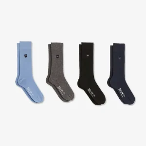 Coffret de quatre paires de chaussettes unies