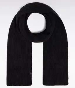 Écharpe en coton mélangé noire